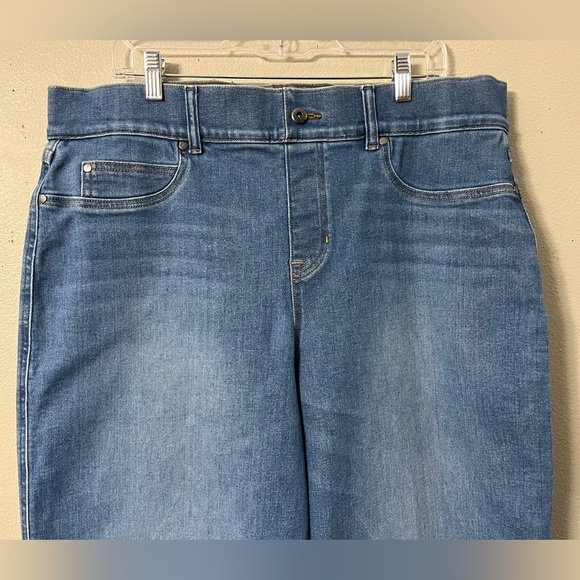 SPANXshape EveryWear Cropped Wide Leg Jeans XXL Tall - Picture 4 of 9